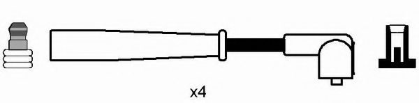 NGK 0885 Ignition Cable Kit